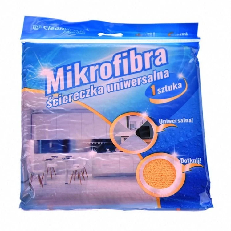 CLEANPRO ŚCIERKA POMARAŃCZOWA MIKROFIBRA  DO CZYSZCZENIA