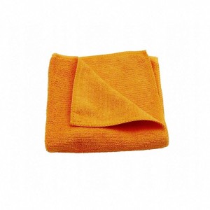 UNIWERSALNA ŚCIERKA Z MIKROFIBRY 32 cm x 32 cm POMARAŃCZOWA 320 g/m2