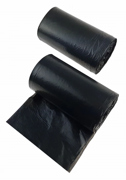 WORKI NA ŚMIECI LDPE CZARNE 60L 50szt LDPE DO SEGREGACJI MOCNE