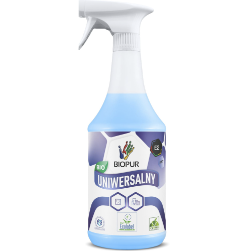 BIOPUR ECOLABEL E2 1L UNIWERSALNY ŚRODEK CZYSZCZĄCY - CERTYFIKAT ECOLABEL