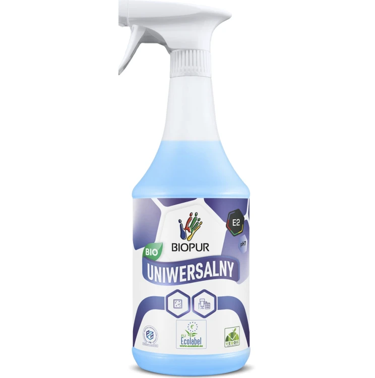 BIOPUR ECOLABEL E2 1L UNIWERSALNY ŚRODEK CZYSZCZĄCY - CERTYFIKAT ECOLABEL