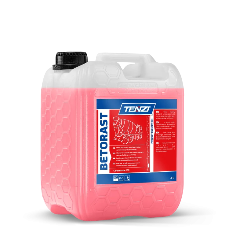 TENZI BETORAST DO USUWANIA BETONU CEMENTU RDZY 10L DO BETONIAREK
