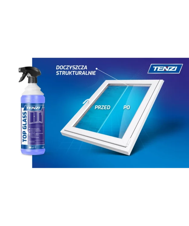 TENZI Top Glass 1 l – płyn do mycia szyb i powierzchni szklanych