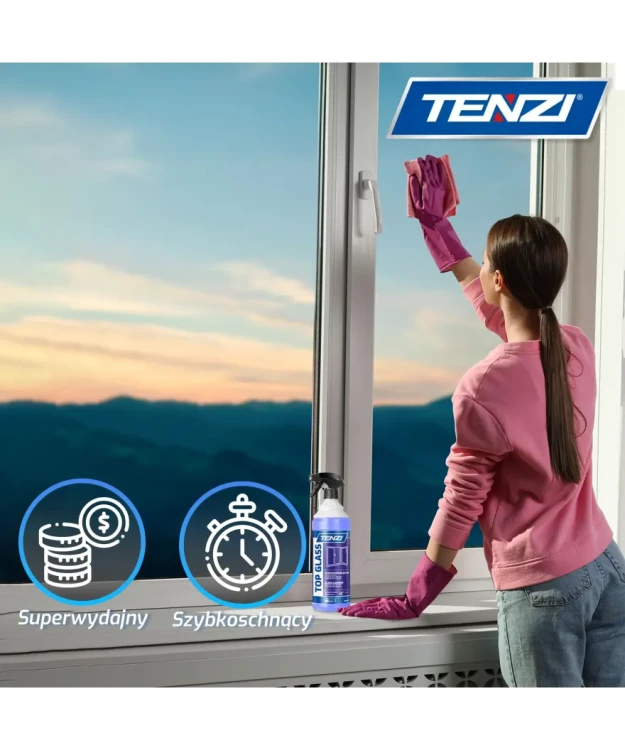TENZI Top Glass 1 l – płyn do mycia szyb i powierzchni szklanych