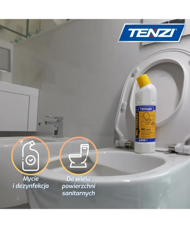 TENZI WC Toalex 0,75 l – żel do czyszczenia i dezynfekcji WC
