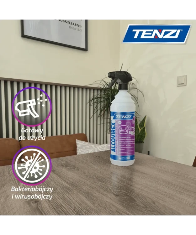 TENZI Alcovirex 5 l – płyn do dezynfekcji rąk i powierzchni