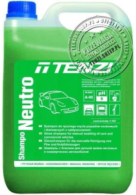 TENZI SHAMPO NEUTRO 5L SZAMPON DO RĘCZNEGO MYCIA I NABŁYSZCZANIA KAROSERII