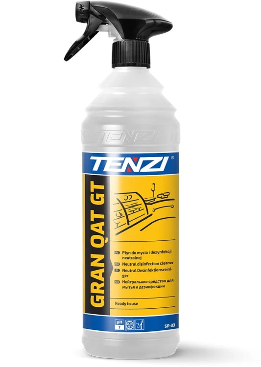 TENZI GRAN QAT GT 1L DO DEZYNFEKCJI OGÓLNEJ POWIERZCHNI BLATY STOŁY KUCHNIE BIURA