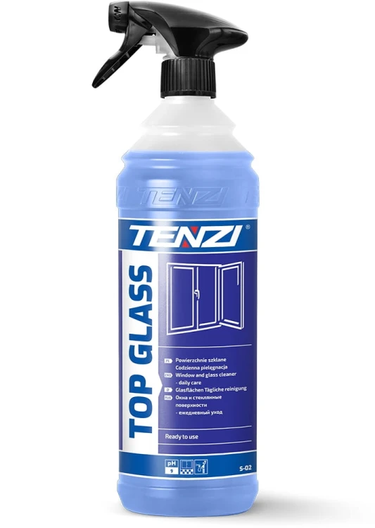 TEZNI TOP GLASS PŁYN DO MYCIA SZYB LUSTER NABŁYSZCZA PROFESJONALNY BEZ SMUG