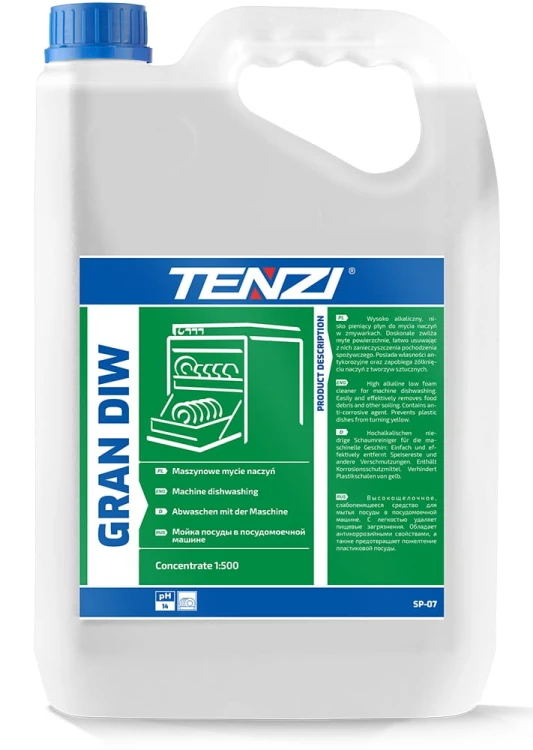 TENZI GRAN DIW PŁYN DO ZMYWAREK ANTYKOROZYJNY 5L PŁYN PREPARAT