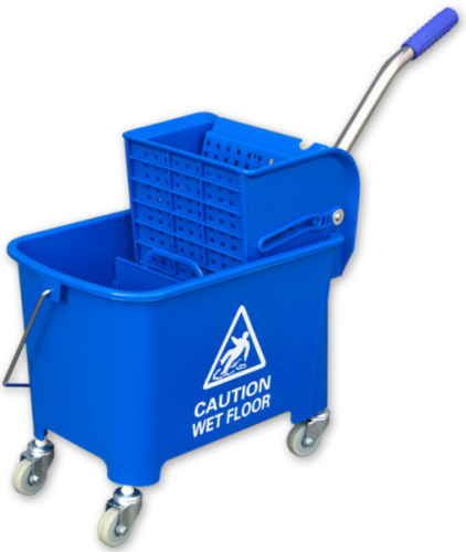 WÓZEK KENTUCKY 1X20L JEDNOWIADERKOWY NIEBIESKI  NA KÓŁKACH