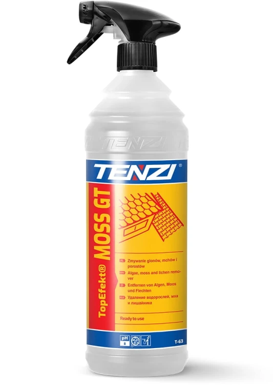 TENZI MOSS GT 1L DO USUWANIA MCHÓW GLONÓW POROSTÓW ZIELONYCH NALOTÓW