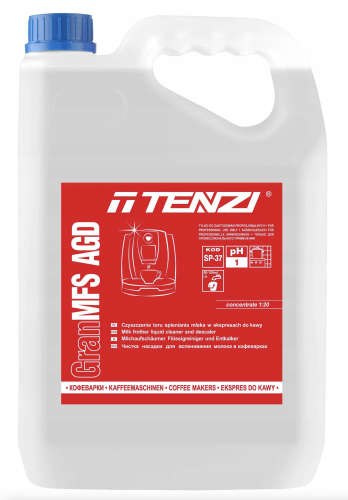 TENZI GRAN MFS AGD 5L DO CZYSZCZENIA EKSPRESÓW DO KAWY PROFESJONALNY KRUPS DELONGHI JURA PHILIPS SAECO