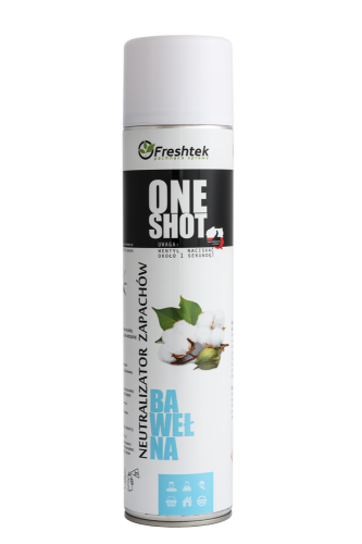 ONE SHOT NEUTRALIZATOR ZAPACHÓW BAWEŁNA FRESHTEK