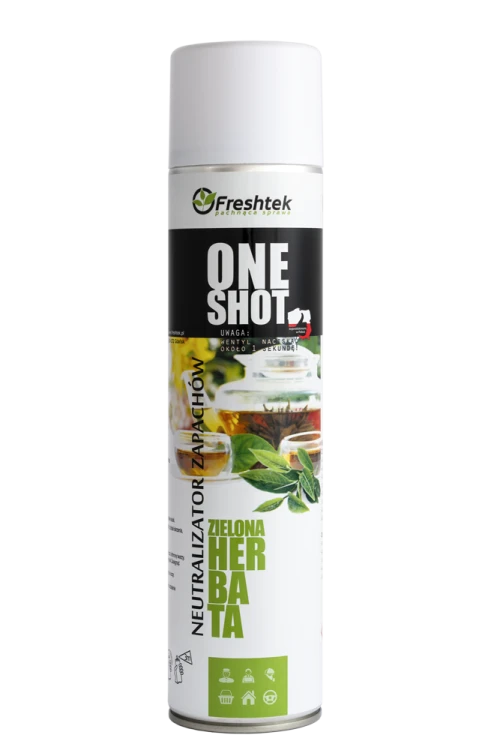 ONE SHOT NEUTRALIZATOR ZAPACHÓW ZIELONA HERBATA FRESHTEK