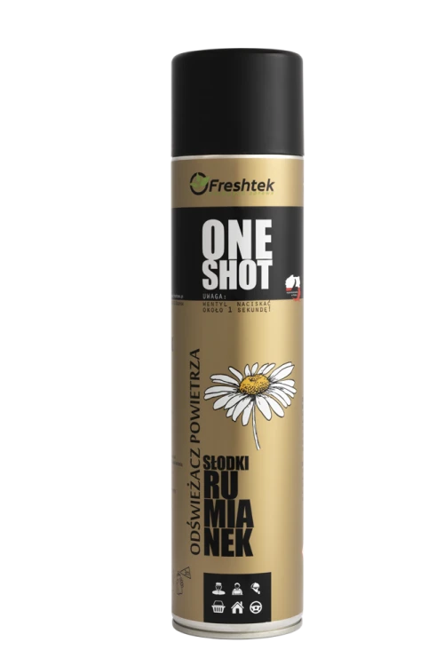 ONE SHOT NEUTRALIZATOR ZAPACHÓW SŁODKI RUMIANEK FRESHTEK ODŚWIEŻACZ POWIETRZA